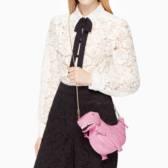 SOLD kate spade new york whimsies t-rex crossbody - Picture 7 of 8